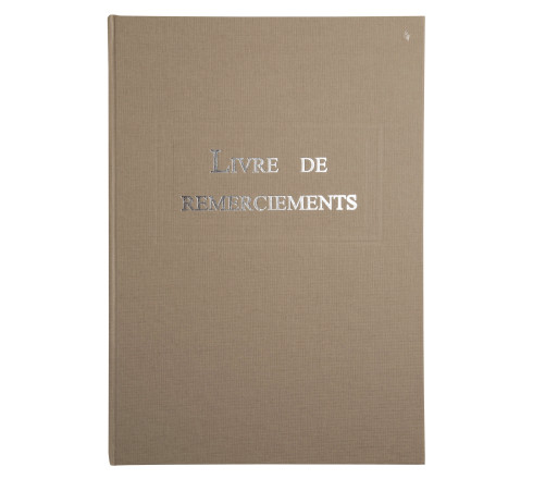 Livre de remerciement 96 pages 297x210