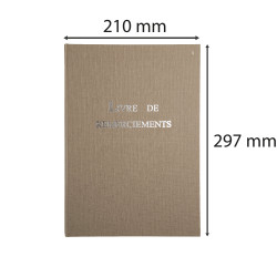 Livre de remerciement 96 pages 297x210
