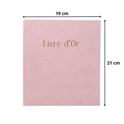 Livre d'or 140 pages tranche or Skandi