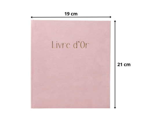 Livre d'or 140 pages tranche or Skandi