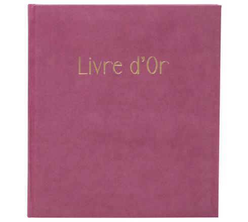 Livre d'or 140 pages tranche or Skandi