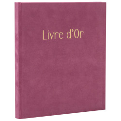 Livre d'or 140 pages tranche or Skandi