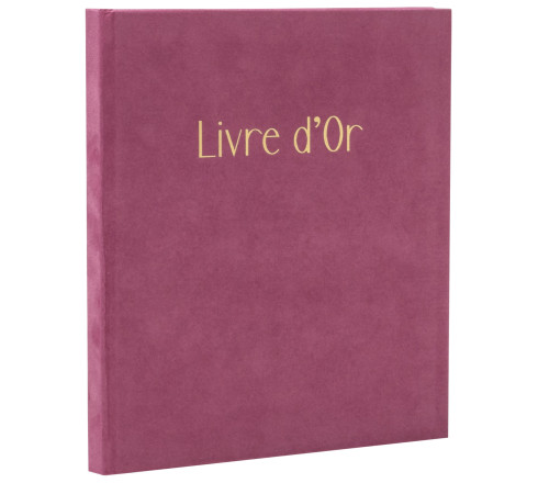 Livre d'or 140 pages tranche or Skandi