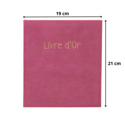 Livre d'or 140 pages tranche or Skandi