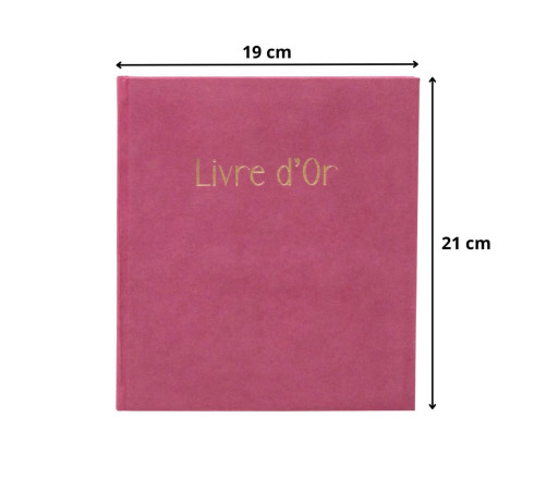 Livre d'or 140 pages tranche or Skandi