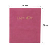 Livre d'or 140 pages tranche or Skandi