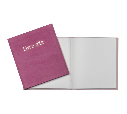 Livre d'or 140 pages tranche or Skandi
