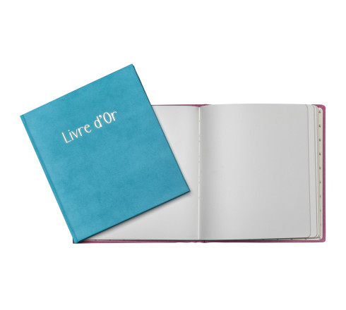 Livre d'or 140 pages tranche or Skandi