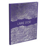 Livre d'or 100 pages tranche argent Japan