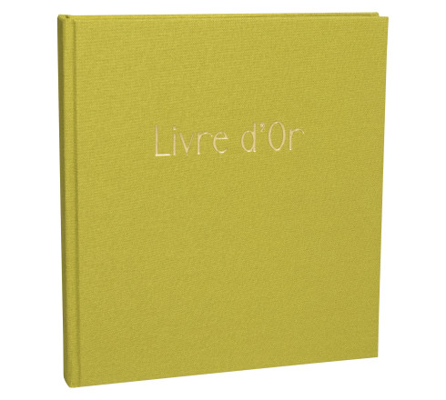 Livre d'or 140 pages tranche or Pop'N Co