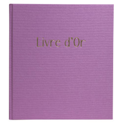 Livre d'or 140 pages tranche or Pop'N Co