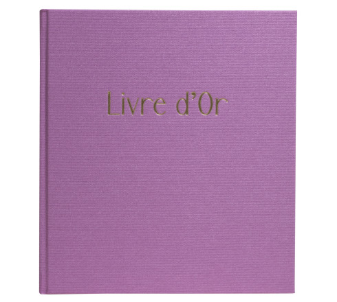 Livre d'or 140 pages tranche or Pop'N Co