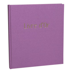 Livre d'or 140 pages tranche or Pop'N Co