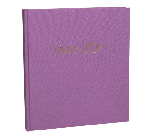 Livre d'or 140 pages tranche or Pop'N Co