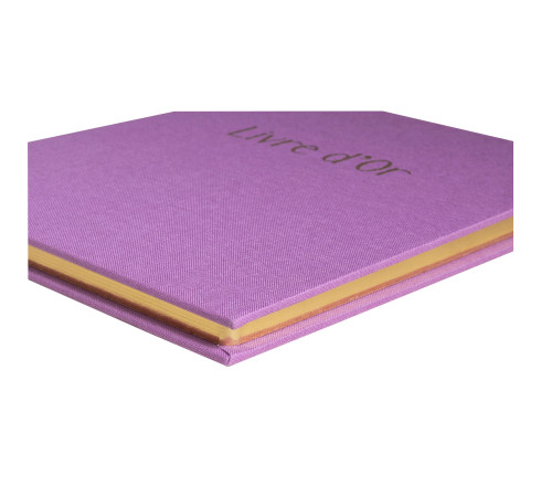Livre d'or 140 pages tranche or Pop'N Co