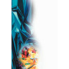 Rouleau de papier métallisé 1 face 200 x 70 cm coloris vert