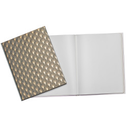Livre d'or 100 pages tranche or Néo Déco