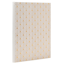 Livre d'or 100 pages tranche or Néo Déco
