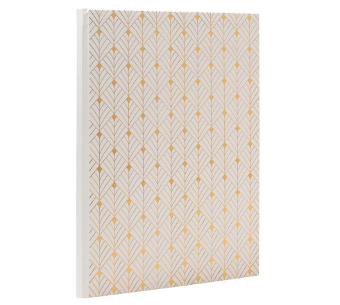 Livre d'or 100 pages tranche or Néo Déco