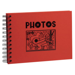 Album à spirales 50 pages noires Musicart