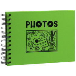 Album à spirales 50 pages noires Musicart