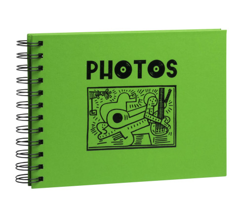 Album à spirales 50 pages noires Musicart