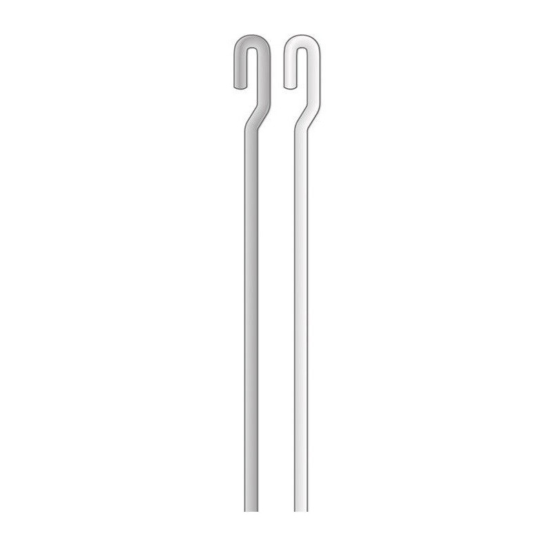 Tiges alu carrée et ronde - Ronde 2.00m Blanc
