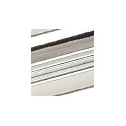 Rouleau de papier métallisé 1 face 200 x 70 cm coloris argent