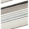 Rouleau de papier métallisé 1 face 200 x 70 cm coloris argent
