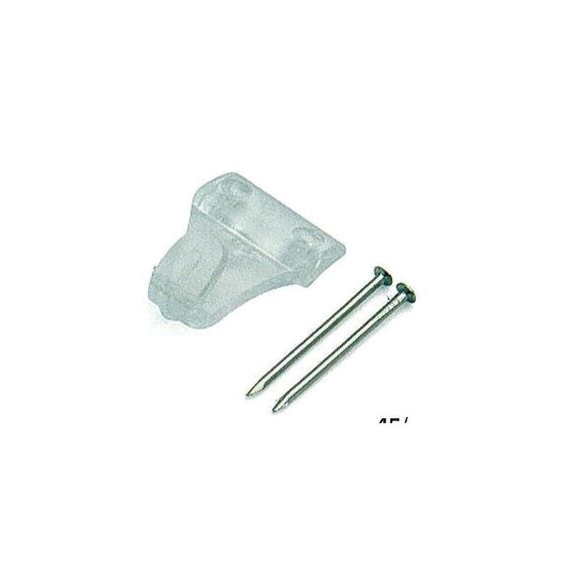 Crochet plastique transparent