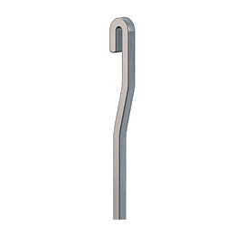Tige coudée 4x4mm d'Artiteq - Blanc 200cm