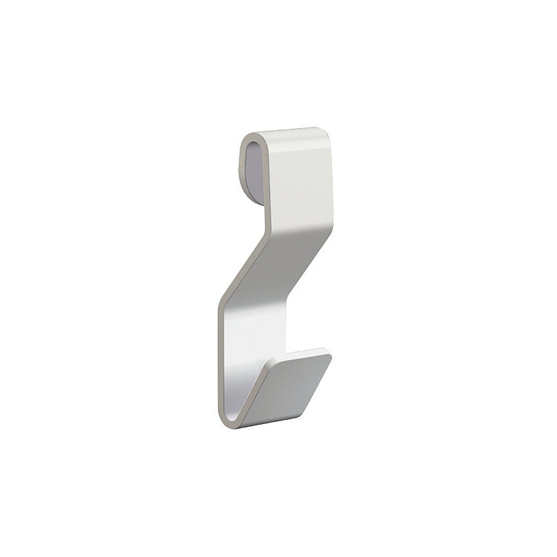 Crochet "S" 2mm blanc d'Artiteq