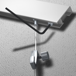 Ensemble de suspension pour Click Rail ou Top Rail incliné d'Artiteq