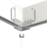 Raccord d'angle Click Rail d'Artiteq - Gris