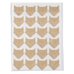 Kit Scrapbooking Album 70 pages noires : Stickers & Pochoirs