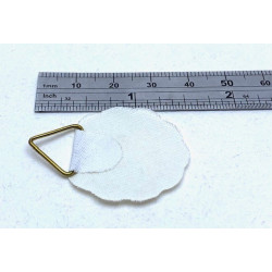 Blister de 10 attaches gommées 30mm