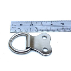 Blister de 2 attaches Étrier 10mm + 4 clous