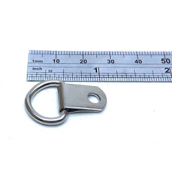 Blister de 4 attaches Étrier 7mm + 4 clous