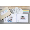 Kit Scrapbooking Album 50 pages blanches