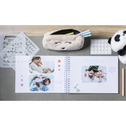 Kit Scrapbooking Album 50 pages blanches