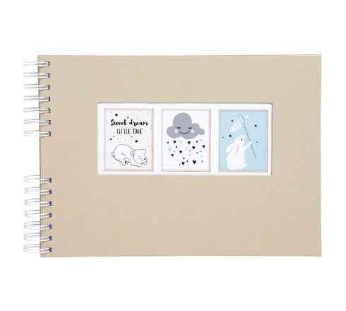 Kit Scrapbooking Album 50 pages blanches