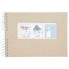 Kit Scrapbooking Album 50 pages blanches