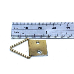 Blister 5 triangles de suspension 15mm + 10 clous