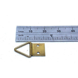 Blister 6 triangles de suspension 12mm + 12 clous