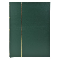 Album de timbres simili-cuir 48 pages noires - 22,5x30,5 cm