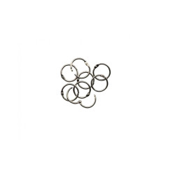 Fermoir en cercle 25mm 8pcs