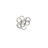 Fermoir en cercle 25mm 8pcs