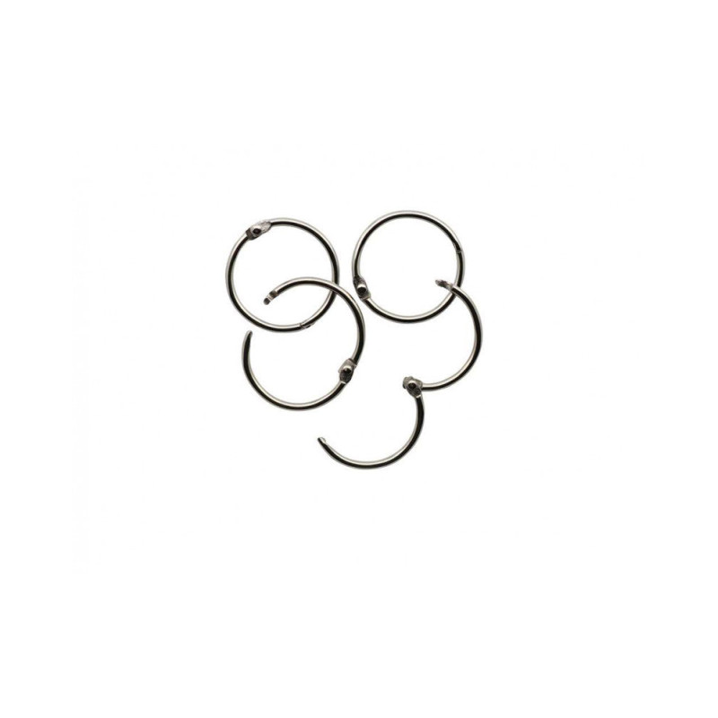 Fermoir en cercle 37mm 4pcs