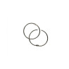 Fermoir en cercle 56mm 2pcs