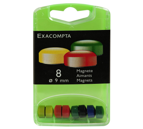 Boîte de 8 aimants F9 - 9mm de diamètre